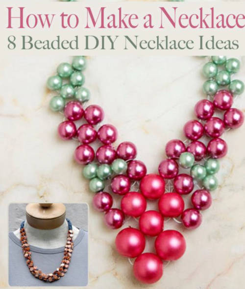 How to make a necklace 8 beaded Diy necklace ideas EBOOK