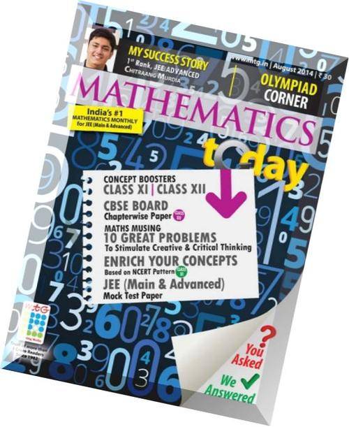 Mathematics-Today-August-2014 MAGAZINE  EBOOK