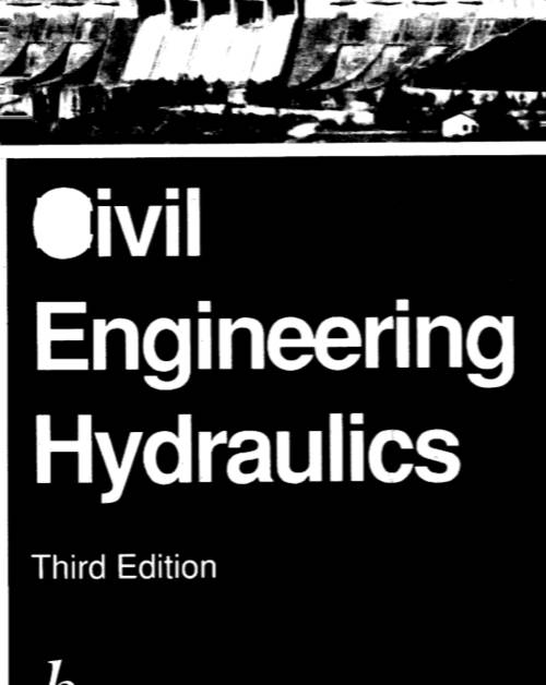 Civil Engineering Hydraulics 3rd Edition EBOOK