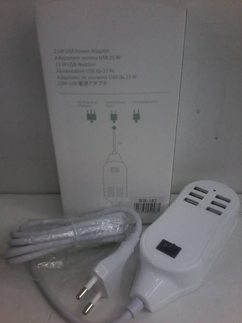 6 Port USB Universal Power Socket