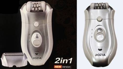 Rozia Shaver and Epilator - 2in1 Shaver and Epilators