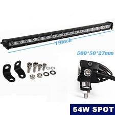 19" 54W 18 LED Single Row LED BAR CAR LIGHT(SUV VAN)
