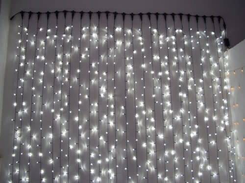 Fairy Curtain - 3m x 3m Fairy Curtain - White or Multi-Color 3m x 3m Fairy Curtain(Wholesale)