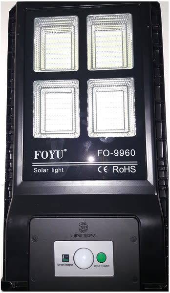 60W Solar Light - Solar 60W LED Street Light + Remote - 60W LED Solar Light with Remote