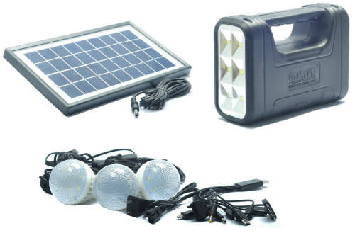 Solar Light Kit -  Outdoor Solar Lighting System - 3 Bulb LED Solar Light Kit