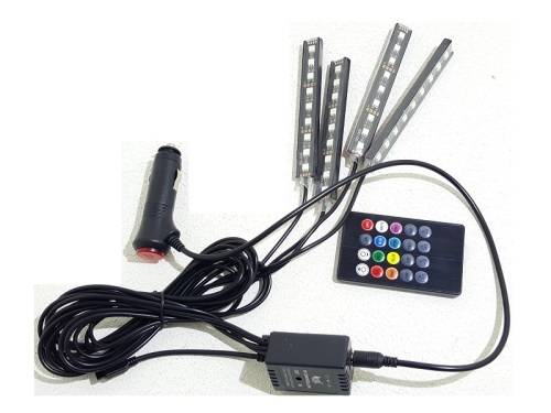 Car Interior Lights - Atmosphere Lights - 4x9 LED Car Atmosphere Interior Lights