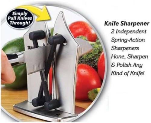 Knife Sharpener - Hone, Sharpen and Polish Knifes with a tungsten carbide Knife Sharpener