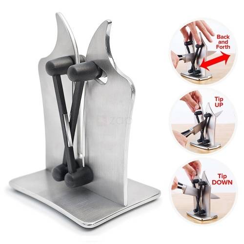 Knife Sharpener - Hone, Sharpen and Polish Knifes with a tungsten carbide Knife Sharpener