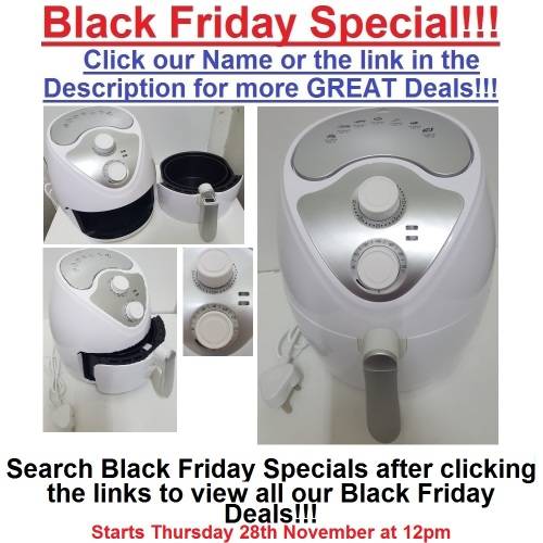 Black Friday Special!!! Air Fryer - 1300W White Air Fryer - XF-001 1300W White Air Fryer