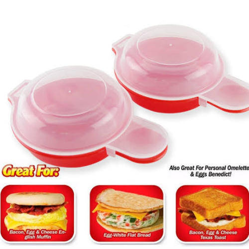Easy Eggwich - Microwave Easy Egg Cooker - 1 Minute Microwave Egg Cooker