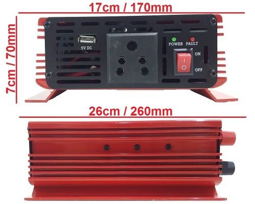 1500W Inverter - DC to AC 1500W Modified Sine Wave Power Inverter