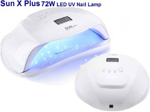 Nail Lamp - 72W UV LED Nail Lamp - 72W LED UV Nail Curing Lamp - SunX Plus UV/LED Nail Lamp