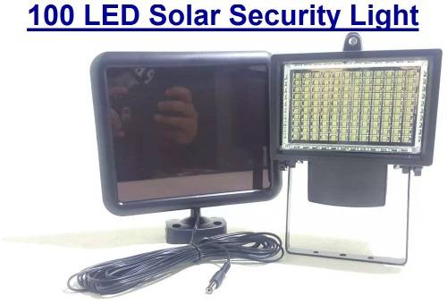 Solar Floodlight - 100 LED Solar Light - 100 LED Solar Garden Security Floodlight