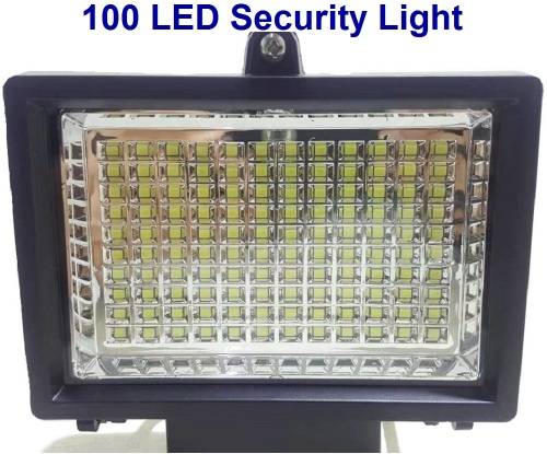 Solar Floodlight - 100 LED Solar Light - 100 LED Solar Garden Security Floodlight