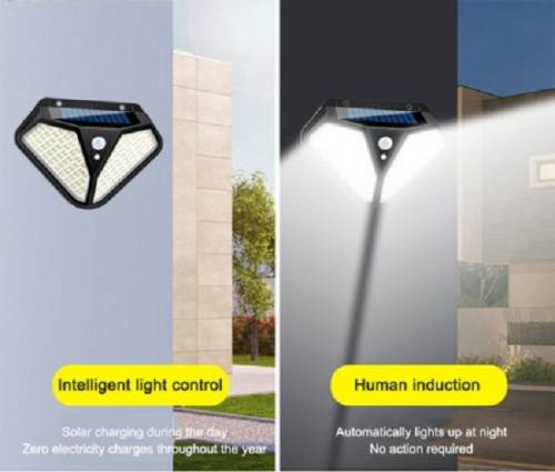 102 LED Solar Light - 102 LED 25W Motion Sense Outdoor Light - Super Bright Outdoor Light