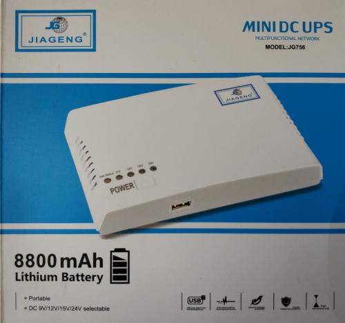 Mini Power Supply - Battery Backup - 8800mAh Mini UPS Power Supply for Routers, Mobiles and More