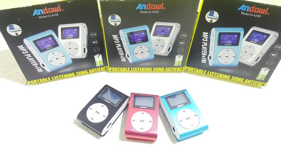 Mini Lavalier Metal MP3 Music Player with Screen
