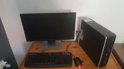Complete Hp Elite 8200 Desktop Pc i7 2600 - 8Gb ram - 1Tb Hardrive + 24" Dell LED Monitor