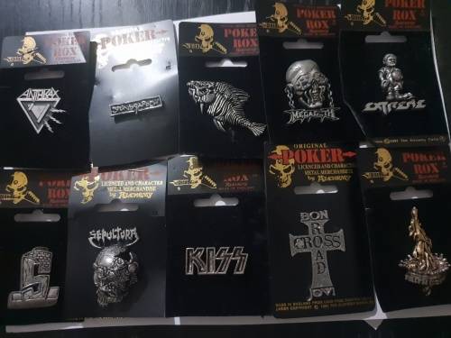 Music Mix Merchandise - Pings, Necklaces, Belt Buckles