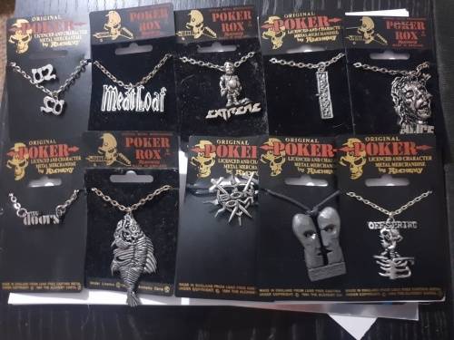 Music Mix Merchandise - Pings, Necklaces, Belt Buckles