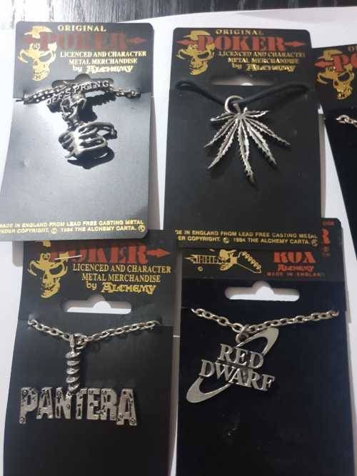 Music Mix Merchandise - Pings, Necklaces, Belt Buckles