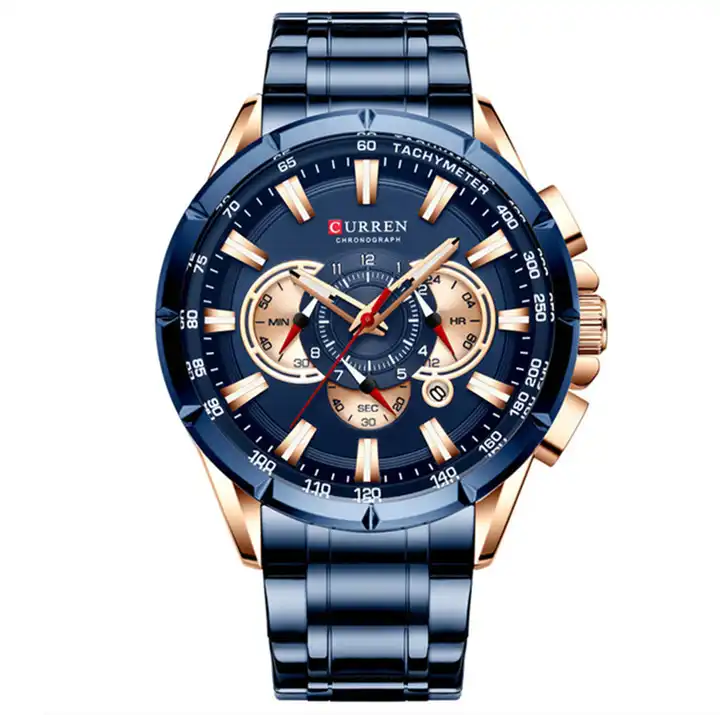 WOW! BRAND NEW! Stainless Steal CURREN 8363 CHRONOGRAPH WATCH