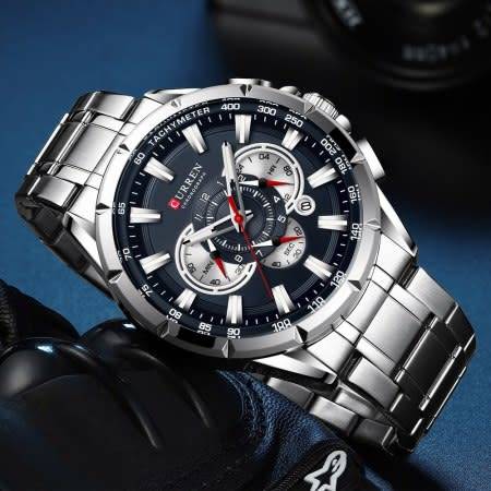 WOW! BRAND NEW! Stainless Steal CURREN 8363 CHRONOGRAPH WATCH