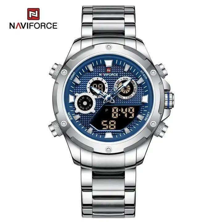 Naviforce 9217 Awakening Avant-Garde Sporty Power men`s Digital Stainless steel Wrist watch
