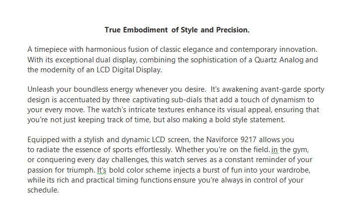 Naviforce 9217 Awakening Avant-Garde Sporty Power men`s Digital Stainless steel Wrist watch