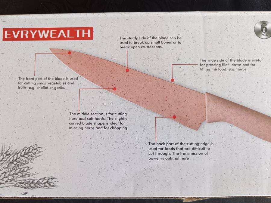 8 Inch 6PC Kitchen Knife Set