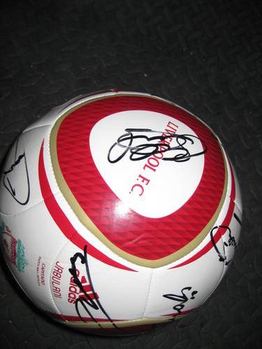 Liverpool FC signed NEW 2010/2011 official ball Torres Gerrard etc