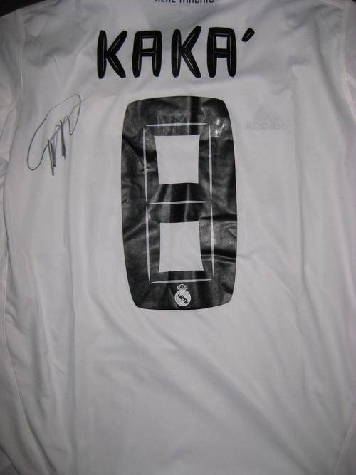 Ricardo KAKA signed Real Madrid 2010/2011 NEW home shirt