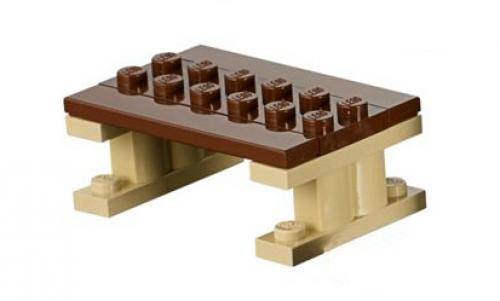 LEGO outdoor table and bench