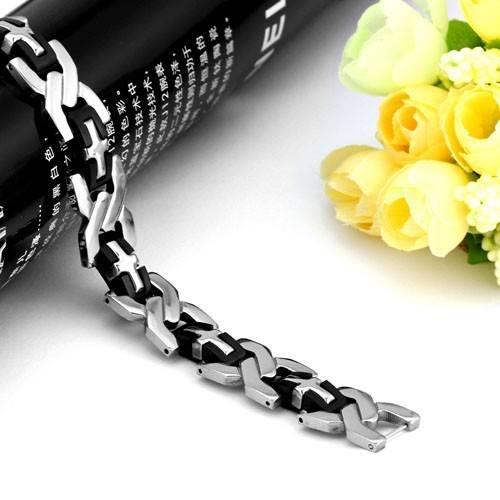 Exquizite Trendy Stainless Steel Men's Bracelet