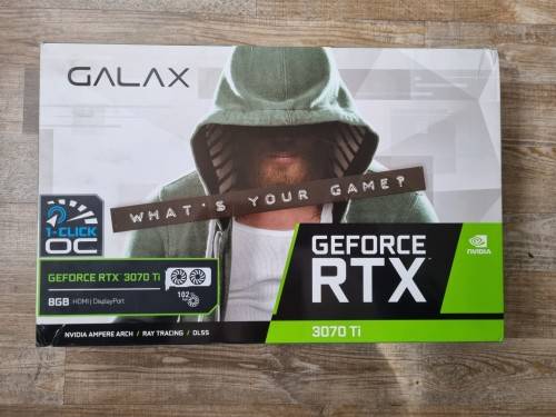 Galax GeForce RTX 3070 Ti 1-Click OC 8GB GDDR6X Desktop Graphics Card