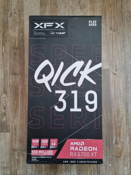 XFX Radeon RX 6700 XT Speedster QICK 319 Black 12GB GDDR6