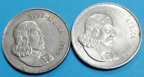1966 Afrikaans and English Silver R1