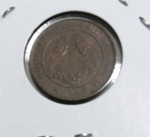 1944 Quarter Penny 1/4d very nice