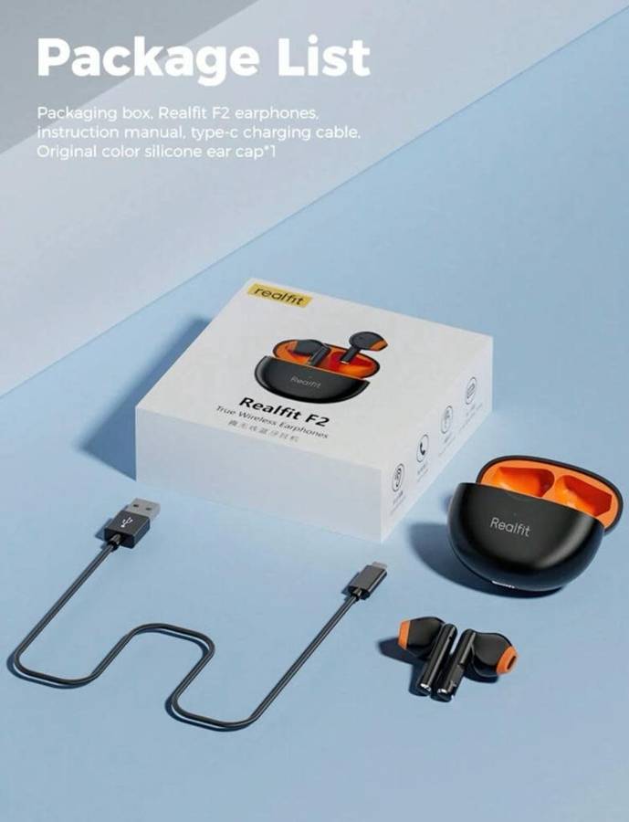 Realfit F2 Comfortable Wireless Earbuds
