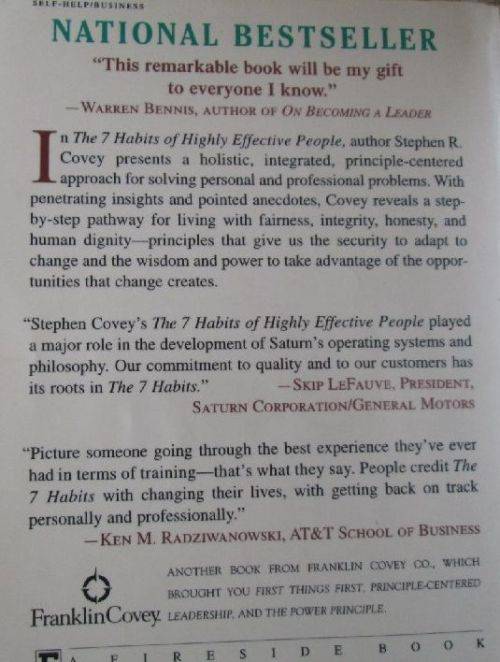 The 7 Habits of Highly Effective People - Stephen R. Covey