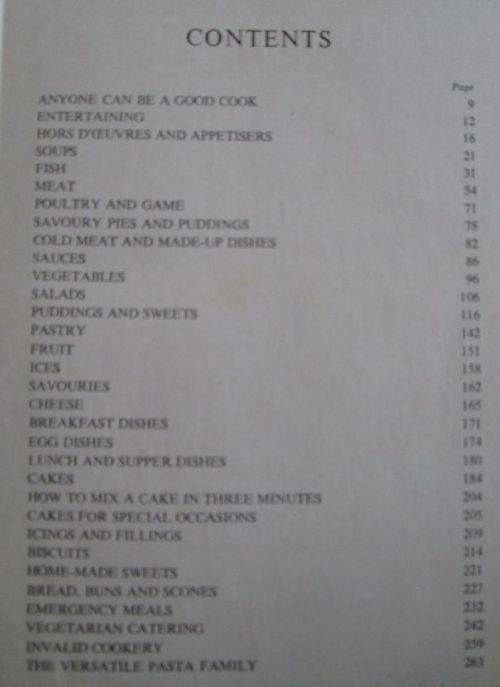 Woman's Own Cook Book - 1964