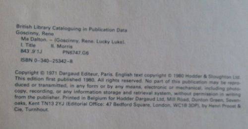Lucky Luke Adventure Volume 6 - Ma Dalton
