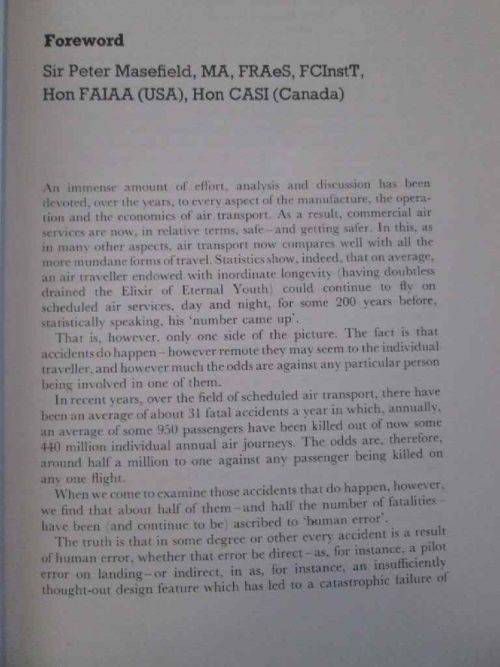 Pilot Error - A Professional Study of Contributory Factors - Ronald Hurst