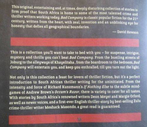 Bad Company - Compiled and Edited by Joanne Hichens