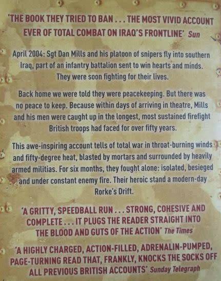 Sniper One - The Blistering True Story of a British Battle Group Under Siege - Sgt. Dan Mills