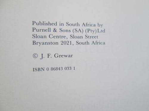 The Vanished Saddleback - The Story Of Phalaborwa - J. F. Grewer