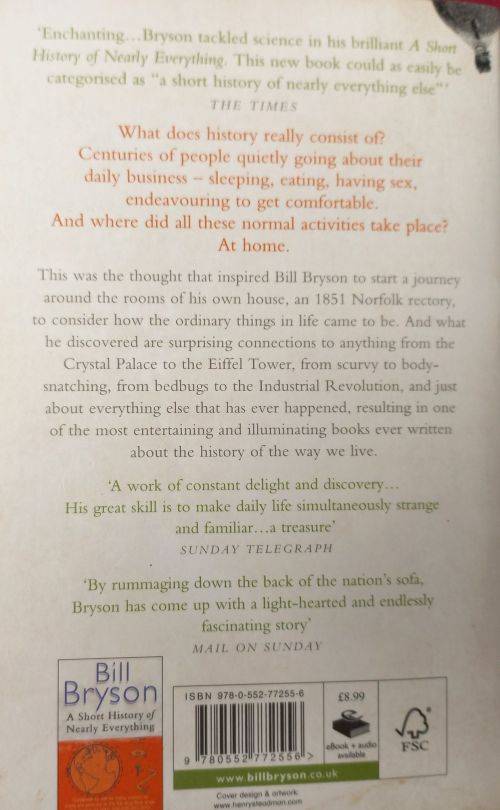 At Home - Bill Bryson- Softcover