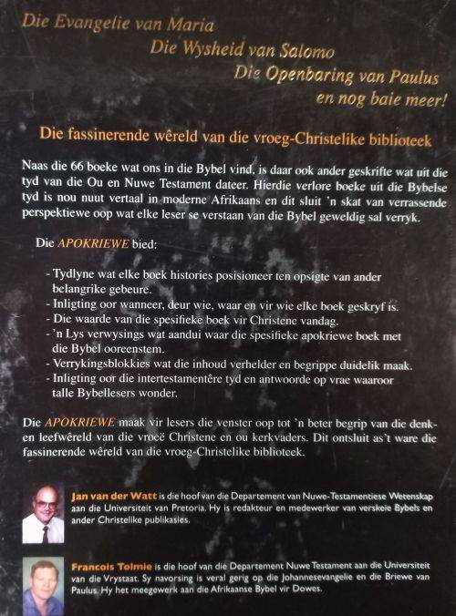 Apokriewe Ou en Nuwe Testament - Verlore Boeke uit die Bybelse Tyd - Hardcover - 791 pages