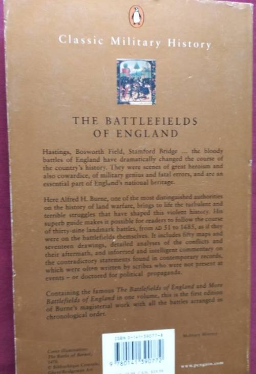 The Battlefields of England - A. H. Burne - Softcover - 529 pages