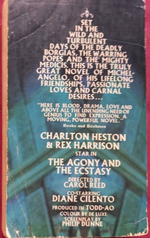 The Agony and the Ecstasy - Irving Stone - Softcover - 795 Pages